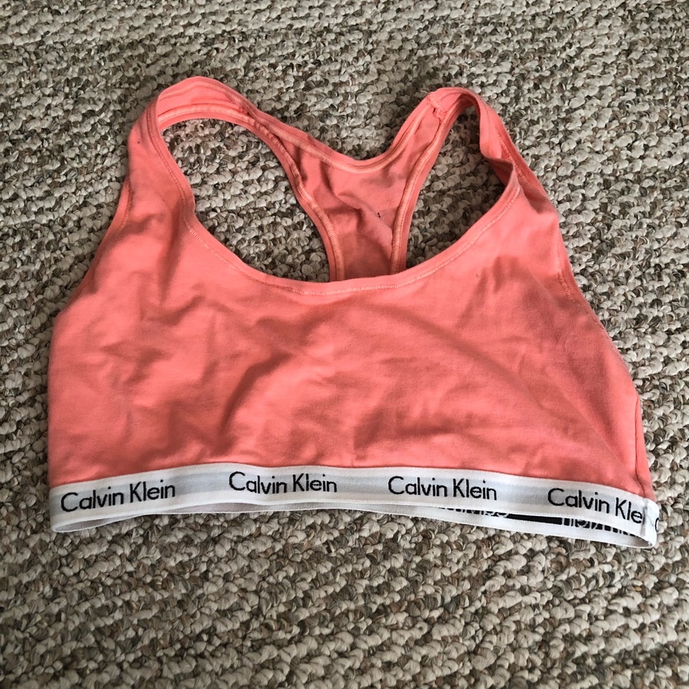 Peach Calvin Klein Bralette